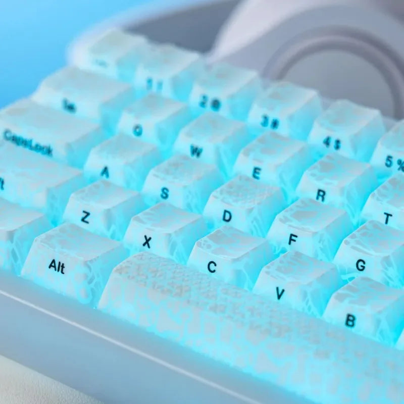 Ice Crack Keycaps