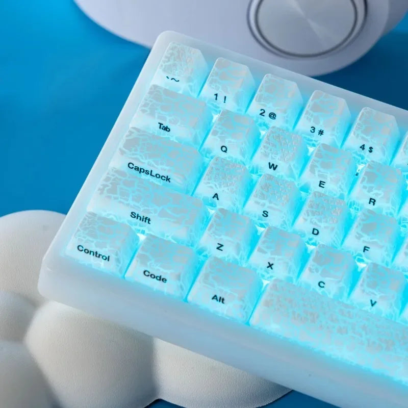 Ice Crack Keycaps