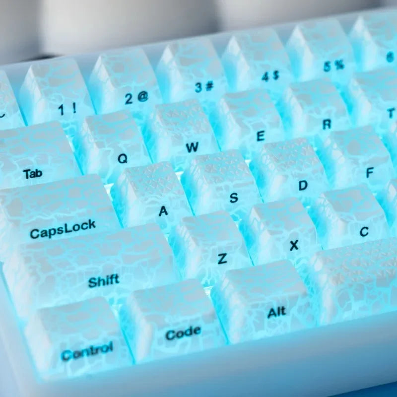 Ice Crack Keycaps