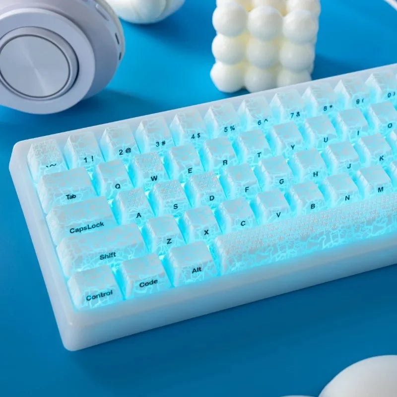 Ice Crack Keycaps