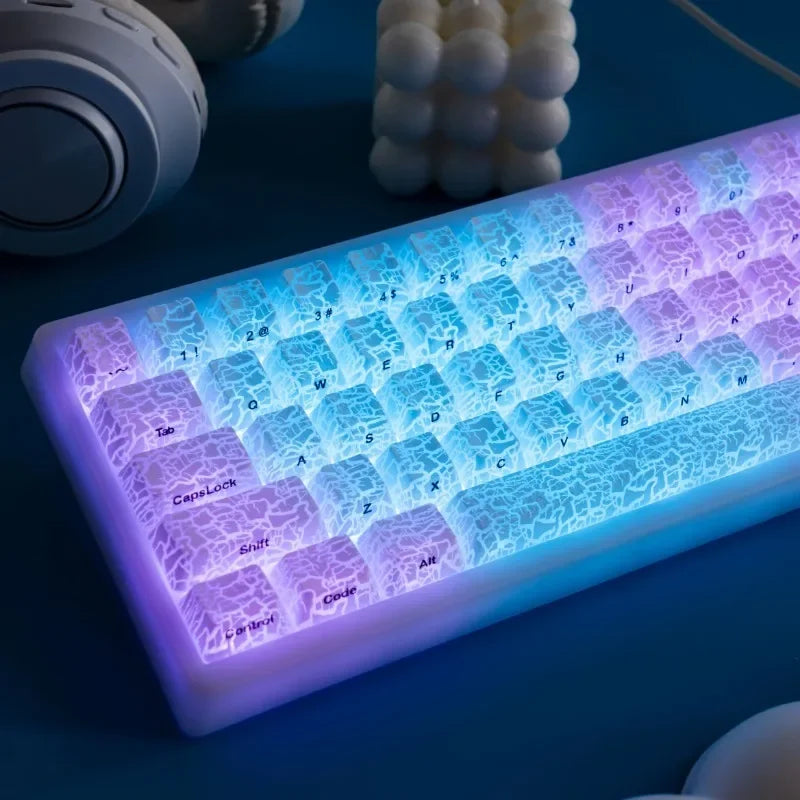 Ice Crack Keycaps