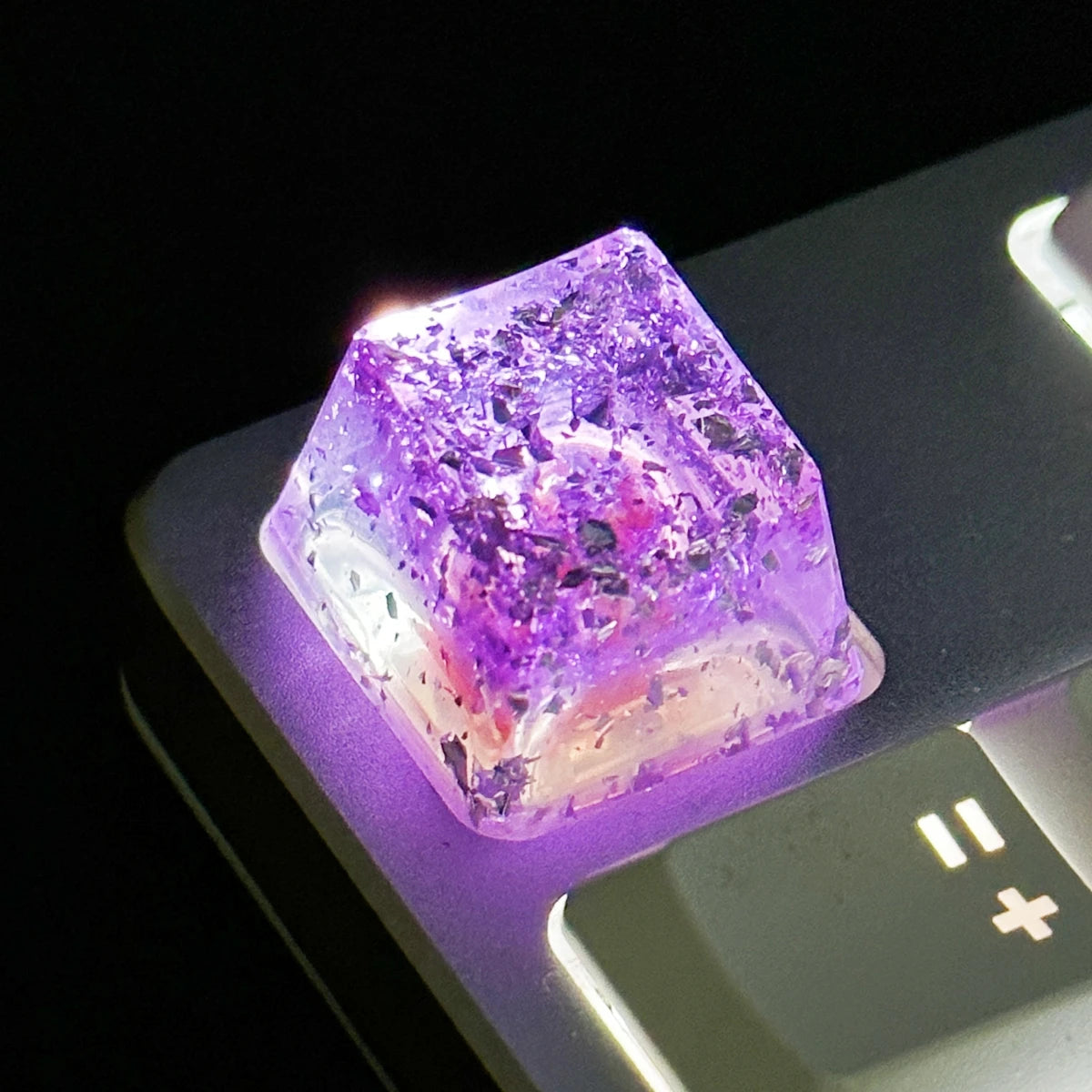 Amethyst Quartz Keycaps more colors